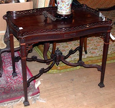 Lot 377 - Georgian Style Mahogany Tea Table