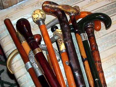 Lot 520 - Miscellaneous Group of Canes Approximately...