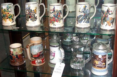 Lot 279 - Miscellaneous Group of Ten Steins
