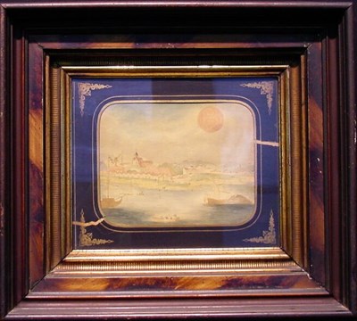 Lot 23 - Dutch School 19th Century PORT CITY Watercolor...