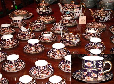Lot 489 - Assembled Royal Crown Derby Porcelain Dessert...