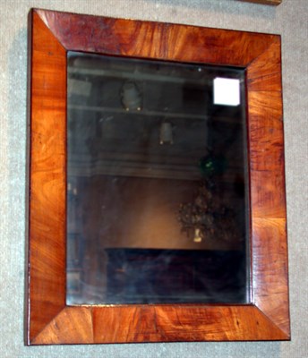 Lot 376 - Continental Walnut Mirror