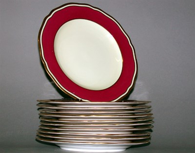 Lot 506 - Set of Eleven Spode Gilt Decorated Porcelain...