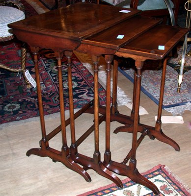 Lot 516 - Nest of Three Regency Style Rosewood and...