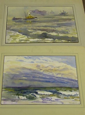 Lot 62 - Sybil Walker American, b.1882 BROKEN WAVES and...