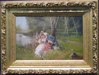 Lot 81 - Manner of Vittorio Reggianini TWO IN LOVE...