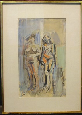 Lot 10 - Leland Bell American, 1912-1991 TWO SWEDES,...