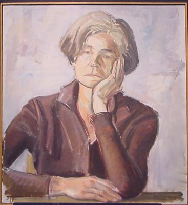 Lot 12 - Leland Bell American, 1912-1991 PORTRAIT OF...