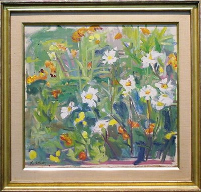 Lot 49 - L. Matts (?) 20th Century SPRING GARDEN Signed...