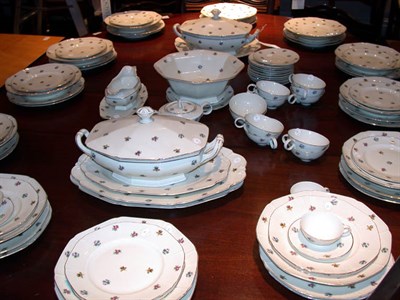 Lot 136 - Continental Gilt and Floral Decorated...