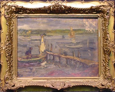 Lot 54 - Julius Seyler German, 1873-1958 WOMAN ON A...