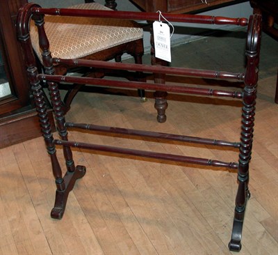 Lot 284 - Georgian Style Mahogany Quilt Rack