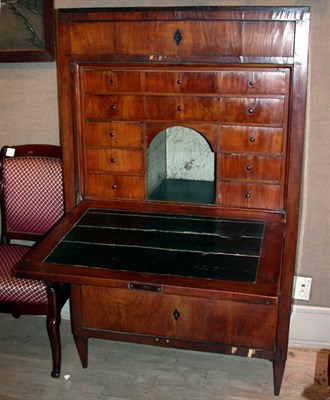 Lot 296 - Biedermeier Walnut Secretaire a Abattant