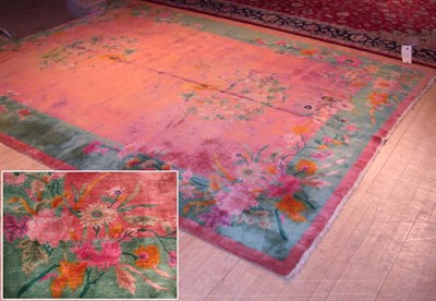 Lot 552 - Nichols Chinese Carpet China, circa 1925 The...