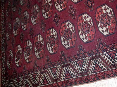 Lot 486 - Yomoud Carpet West Turkestan, last quarter of...