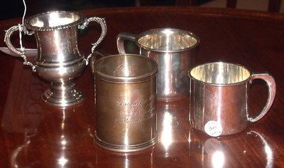 Lot 340 - Group of Four Sterling Silver Articles...
