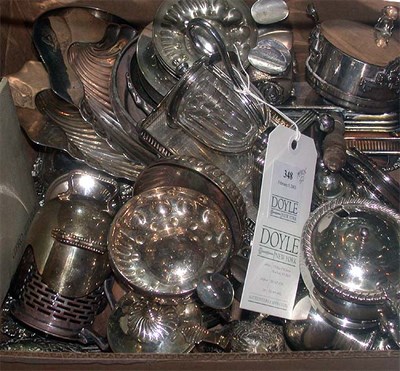 Lot 348 - Miscellaneous Group of Silver Plated Articles...