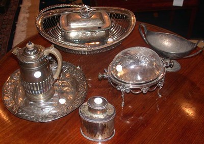 Lot 351 - Miscellaneous Group of Seven Silver Plated...