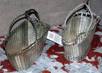 Lot 360 - Two Silver Plated Wine Coolers
