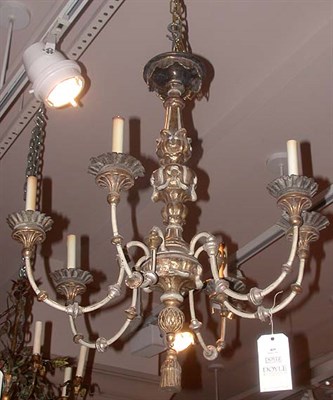 Lot 419 - Italian Rococo Style Painted and Parcel Gilt...