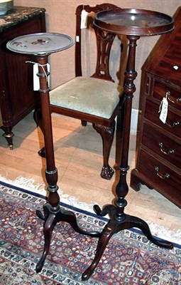 Lot 452 - Two Georgian Style Mahogany Pedestals