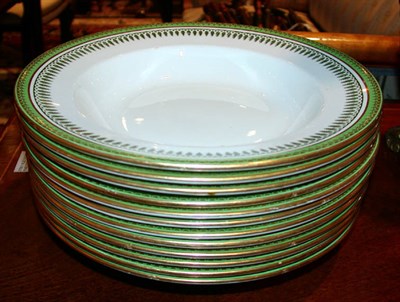 Lot 523 - Set of Twelve Copeland Gilt Decorated...