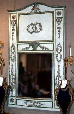 Lot 533 - Louis XVI Style Painted Mirror