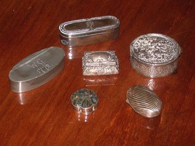 Lot 337 - Miscellaneous Group of Mixed Metal Boxes...