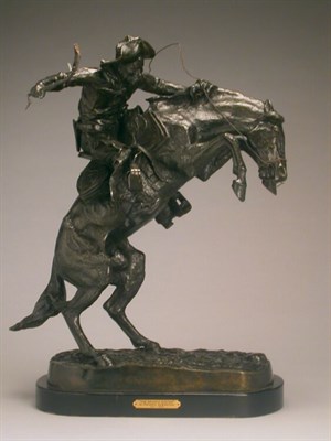 Lot 131 - After Frederic Sackrider Remington THE BRONCO...