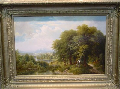 Lot 7 - J. Boroughs 19th Century A SUMMER DAY Signed J....