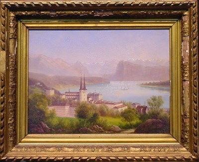 Lot 58 - Swiss School 19th/20th Century LUCERNE...