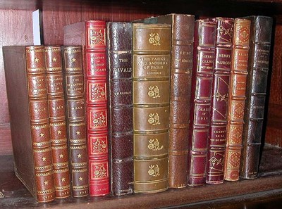 Lot 470 - [BINDINGS] Group of 11 vols. bound in full or...