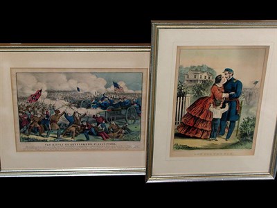 Lot 45 - Currier & Ives, publishers THE BATTLE OF...