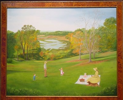 Lot 16 - Evelyn Saczawa Dubiel American, b.1922 PICNIC...
