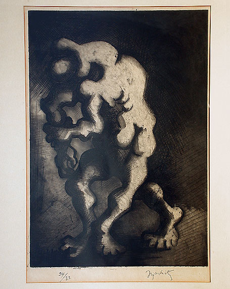 Lot 228 - Jacques Lipchitz LE CHEMIN DE L'EXILE Etching...