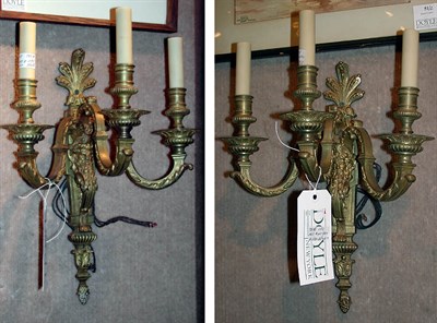 Lot 447 - Pair of Neoclassical Style Gilt-Bronze...