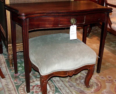 Lot 445 - George III Mahogany Fold-Over Games Table
