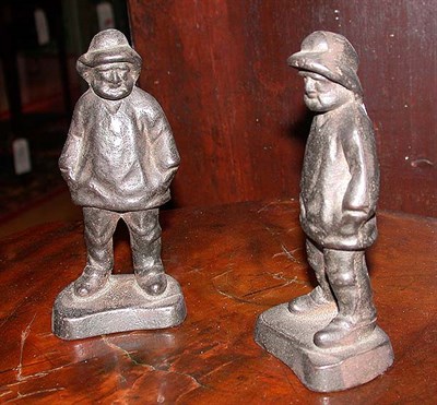 Lot 358 - Two Patinated-Bronze Figures