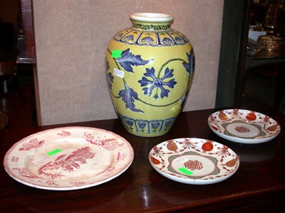 Lot 348 - Group of Four Porcelain Articles Including a...