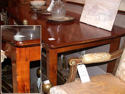 Lot 198 - French Provincial Fruitwood Farm Table
