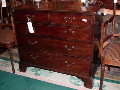 Lot 448 - George III Mahogany Chest of Drawers