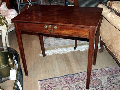Lot 469 - George III Mahogany Work Table