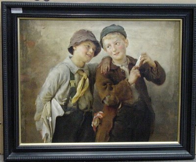 Lot 72 - Karl Witkowski 1860-1910 GOOD FRIENDS Signed K....