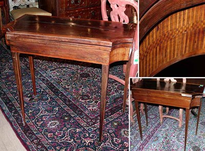 Lot 417 - Pair of George III Fruitwood and Rosewood...