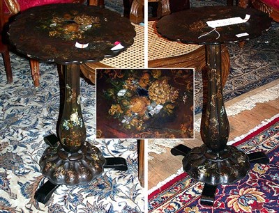 Lot 495 - Companion Pair of Victorian Mother-of-Pearl...