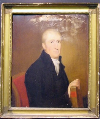 Lot 1 - American School 19th Century PORTRAIT OF A...