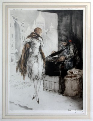 Lot 205 - Louis Icart CHESTNUT VENDOR (H./C./I. 335)...