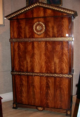 Lot 235 - Empire Style Parcel Gilt Mahogany Cabinet