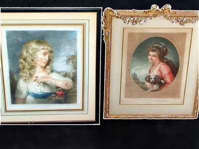 Lot 65 - Samuel Arlent Edwards LADY HAMILTON Color...