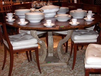 Lot 290 - Neoclassical Style Faux Rosewood Center Table